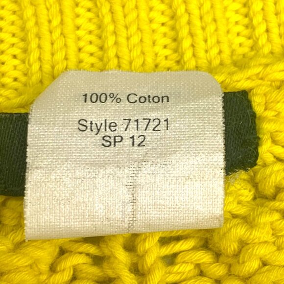 J. Crew Yellow Cable Knit Sweater - Picture 5 of 10